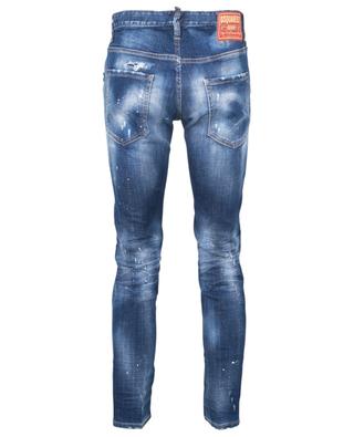 Jean slim taille basse White Spot Underpatch Skater DSQUARED2