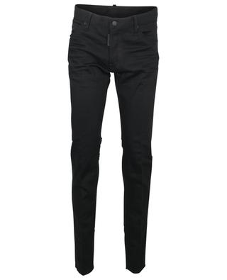 Schwarze Slim-Fit-Jeans mit niedriger Taille Cool Guy DSQUARED2