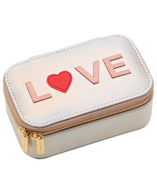 Vegan love applique jewellery box ESTELLA BARTLETT