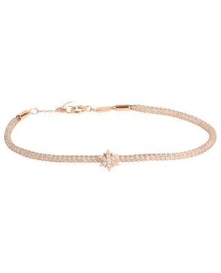Bracelet en or rose et diamants Lurex Soleil DJULA