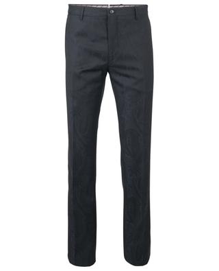 Paisley textured wool trousers ETRO