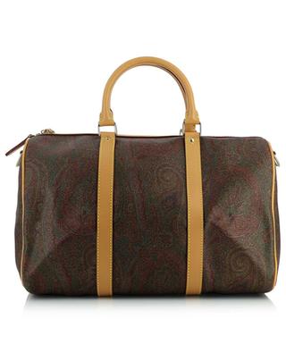 Paisley printed textured leather travel bag ETRO