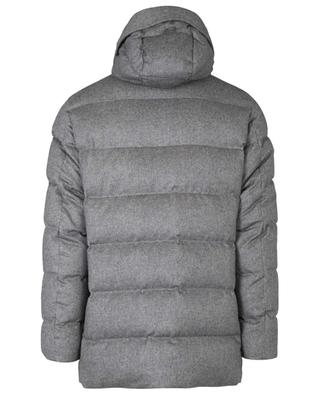 Hooded silk and cashmere down jacket HERNO