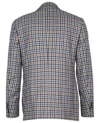 Cashmere, mohair and silk check pattern blazer BONGENIE GRIEDER
