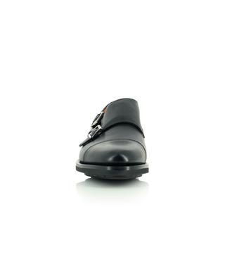 Monkstrap smooth leather shoes SANTONI