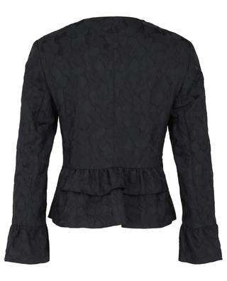 Short textured jacket with ruffles AKRIS PUNTO