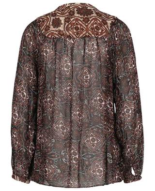 Geo Pano printed georgette blouse PRINCESS