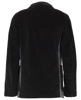 Velvet blazer with wool panels COMME DES GARCONS SHIRT