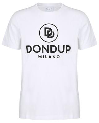 Kurzarm-T-Shirt aus Milano-Jersey mit Logoprint DONDUP