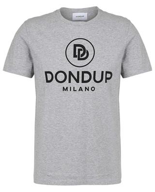 Kurzarm-T-Shirt aus Milano-Jersey mit Logoprint DONDUP