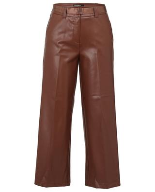 Cleo faux leather cropped wide-leg trousers CAMBIO