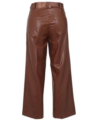 Pantalon large raccourci en cuir synthétique Cleo CAMBIO