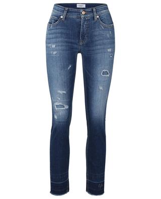 Paris ripped crystal embellished jeans CAMBIO