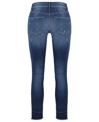 Zerrissene Slim-Fit-Jeans mit Kristallen Paris CAMBIO