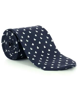 Krawatte aus Seidentwill mit Herzprint Cuori FEFE NAPOLI