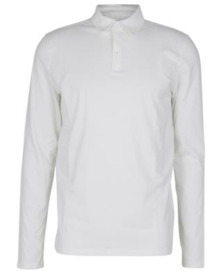 Silk Touch jersey long-sleeved polo shirt MAJESTIC FILATURES