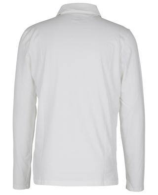 Silk Touch jersey long-sleeved polo shirt MAJESTIC FILATURES