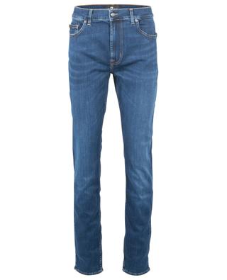 Ronnie Special Edition Uniform Blue dark washed skinny fit jeans 7 FOR ALL MANKIND