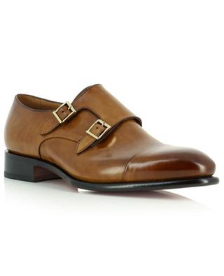 Monk strap shoes in smooth leather SANTONI