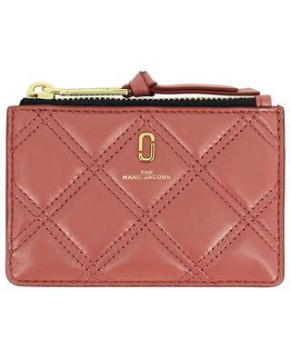 The Softshot card holder in quilted leather with zippered pocket MARC JACOBS