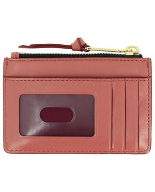 The Softshot card holder in quilted leather with zippered pocket MARC JACOBS