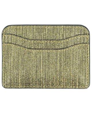 Snapshot leather glitter card case MARC JACOBS