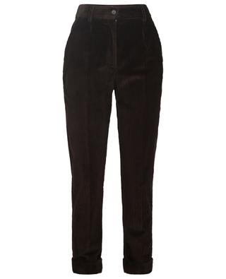 Cropped corduroy cotton-blend trousers DOLCE & GABBANA