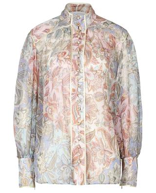 Lucky Bound paisley printed chiffon blouse ZIMMERMANN