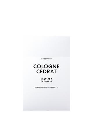 Cologne Cédrat eau de parfum - 100 ml MATIERE PREMIERE