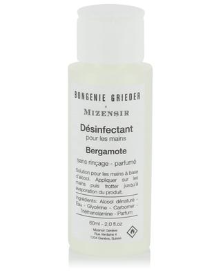 Désinfectant pour les mains parfumé Bergamote - 60 ml MIZENSIR