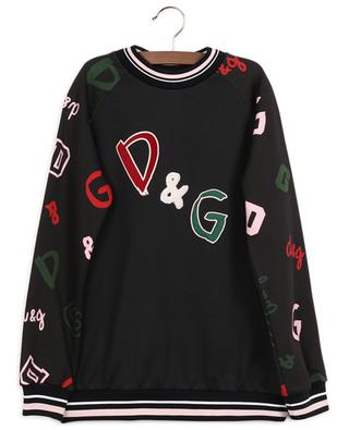 Back To School monogrammed embroidered sweatshirt DOLCE & GABBANA