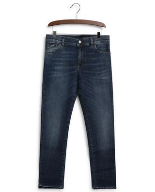 Stretch slim-fit jeans with embroidered DG logo DOLCE & GABBANA