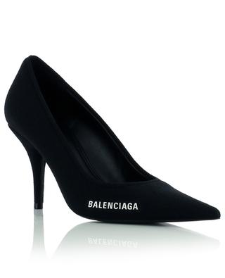 High Heels aus Textil mit Markenprint BALENCIAGA