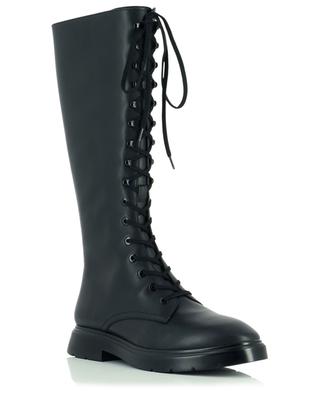 McKenzee Tall lace-up leather boots STUART WEITZMAN