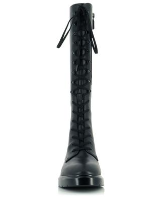 McKenzee Tall lace-up leather boots STUART WEITZMAN