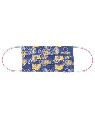 Hibiscus print surgical type face mask in cotton ROSI COLLECTION