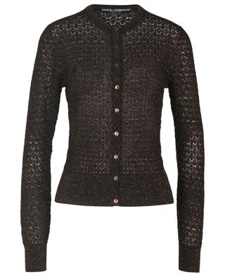 Button-up cardigan made in virgin wool and viscose blend DOLCE & GABBANA