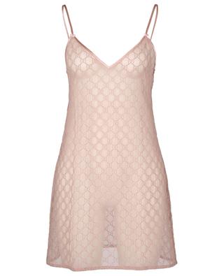 Short tulle negligee with GG embroidery GUCCI
