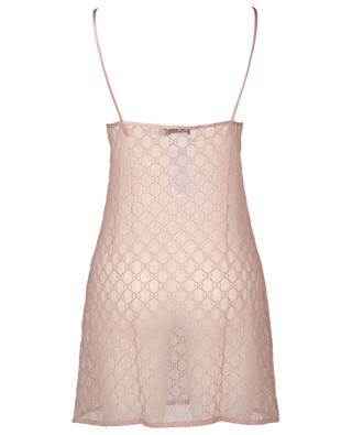 Short tulle negligee with GG embroidery GUCCI