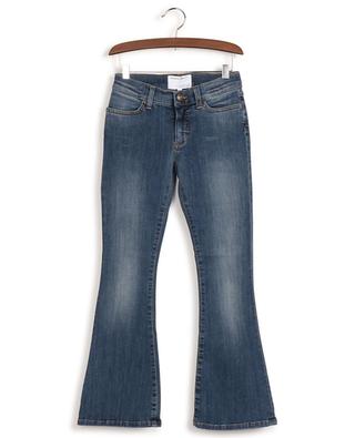 Ausgestellte Jeans aus ISKO Earth Fit-Denim Blossom Flare DESIGNERS REMIX GIRLS