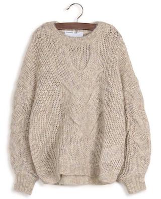 Antico boxy cable knit jumper in wool and alpaca DESIGNERS REMIX GIRLS
