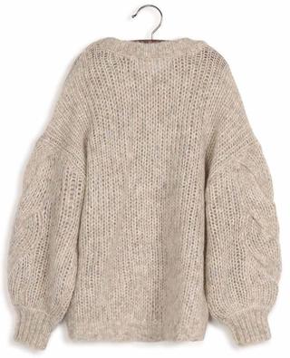 Antico boxy cable knit jumper in wool and alpaca DESIGNERS REMIX GIRLS