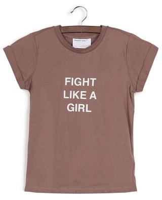 T-shirt imprimé slogan en coton recyclé Stanley Fight DESIGNERS REMIX GIRLS