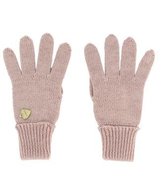 Virgin wool lurex gloves IL TRENINO