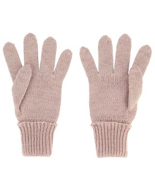 Virgin wool lurex gloves IL TRENINO