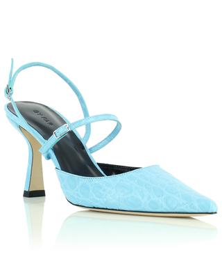 Tiffany croco embossed leather pumps BY FAR