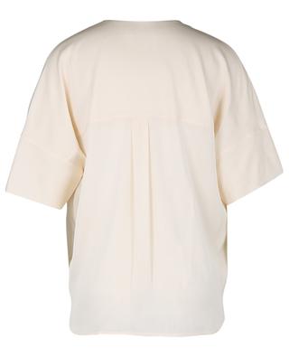 Silk blouse with short sleeves VINCE