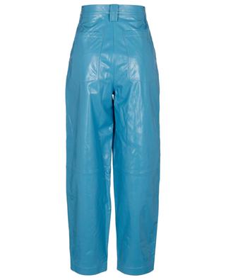 Cleo crinkle effect leather carrot trousers REMAIN BIRGER CHRISTENSEN