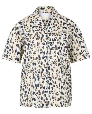 Boxy-Hemd aus Biobaumwolle mit Leopardenprint Lilian REMAIN BIRGER CHRISTENSEN
