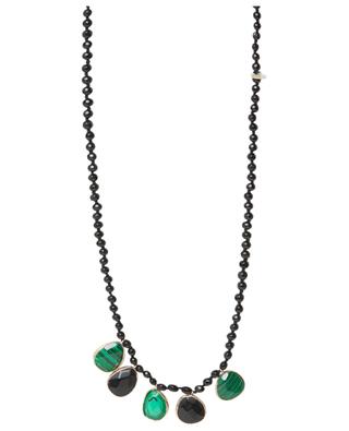 Collier de perles avec grandes pierres décoratives MOON°C PARIS